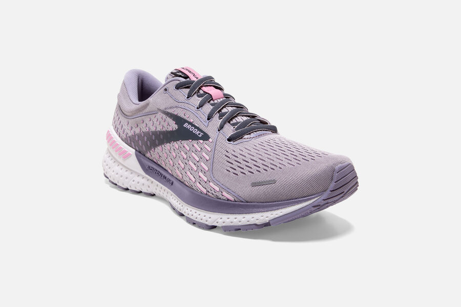 Brooks Running Shoes Womens Pink - Adrenaline GTS 21 Road - 2473-IESBO